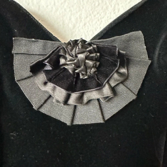 Black And Red Spaghetti Strap Formal Cocktail Small Dress Vintage - Picture 7 of 11